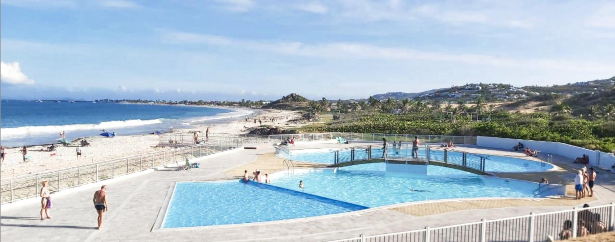 Front Line Unit 520 Ft2 - 48 M2, On Second Floor, Stunning Ocean View Apartment Cul de Sac Exterior foto